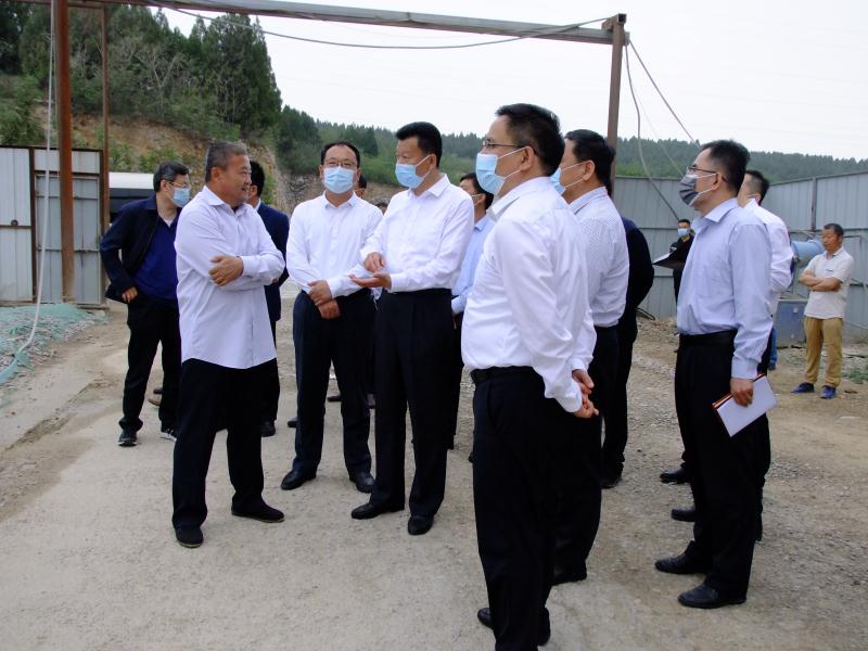 抓住项目不放松---王勤光到开云官方入口集团调研重点项目情况