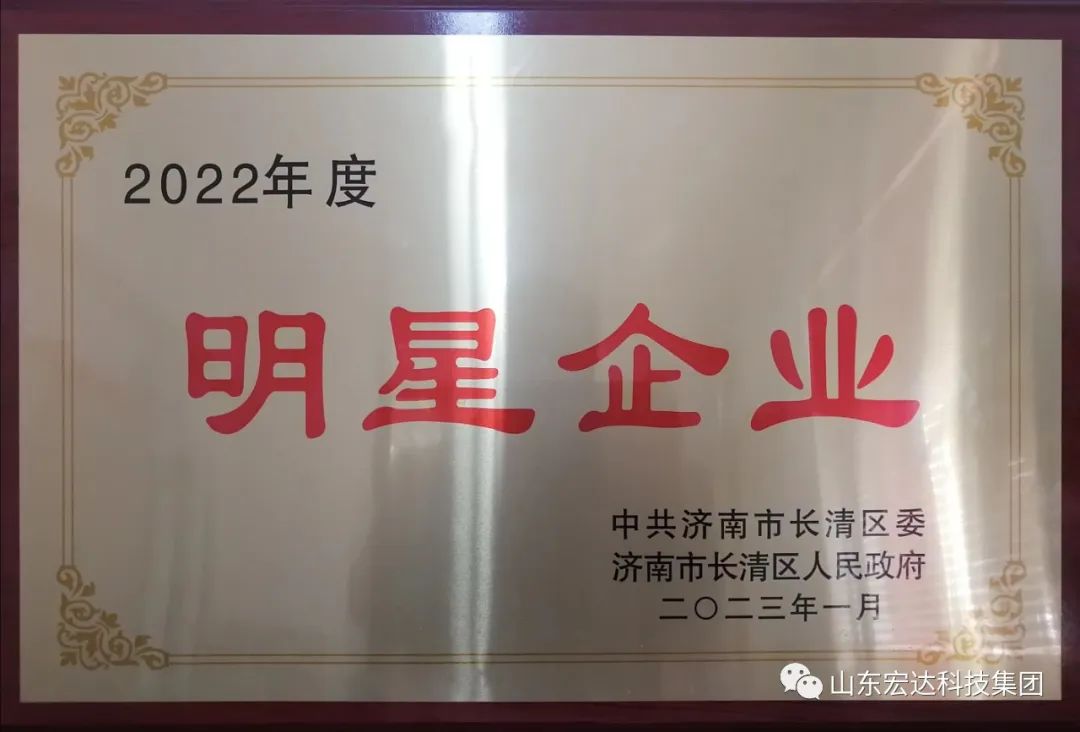 【再耀星坛】开云官方入口再获长清区“明星企业”称号
